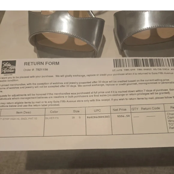 Manolo Blahnik Metallic Silver Heels - Picture 5 of 7